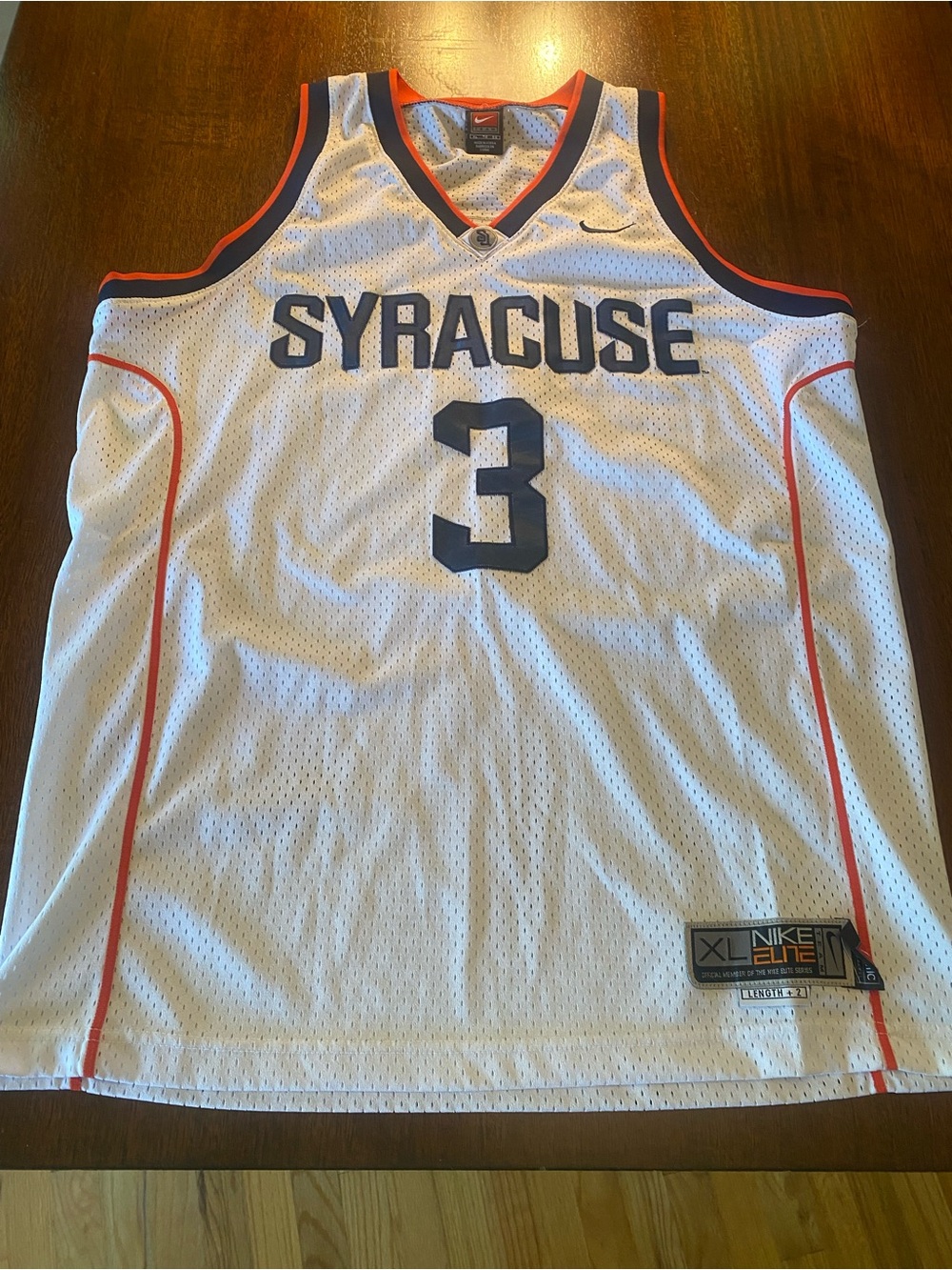 Nike Syracuse Orange Gerry McNamara #3 Basketball Jersey Mens Size XL Vintage